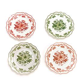 Emryn House 8" Decorative Ceramic Plates - Set of 4