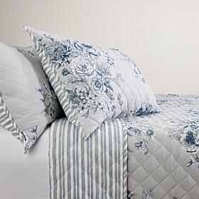 Emryn House Cotton Printed Quilt Set Twin