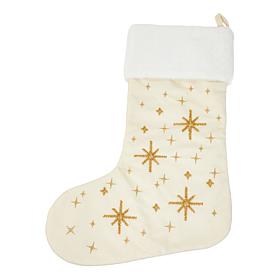 Emryn House Embroidered Holiday Stocking