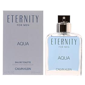 Eternity Aqua Men by Calvin Klein Eau De Toilette Spray 6.7 Oz.