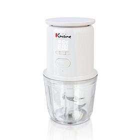 Euro Cuisine Cordless Chopper with Scale and Two Glass Bowls