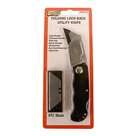 Excel Folding Lock-Back Utility Knife with 3 Blades