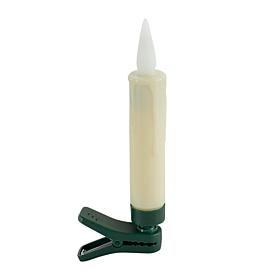 FIA Flame 10-piece Set of Clip-On & Suction LED Taper Candles