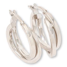Fiorenza Double-Hoop Bypass Earrings
