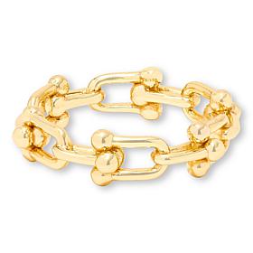 Fiorenza Horseshoe Buckle Design Ring