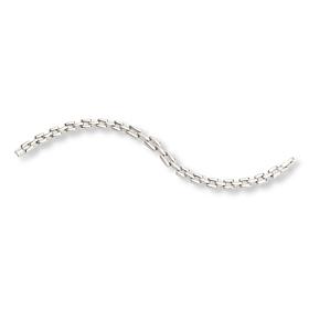 Fiorenza Polished Panther Link Bracelet