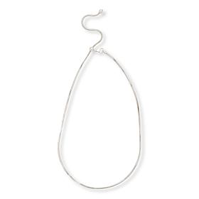 Fiorenza Sterling Silver 24" Adjustable Snake Chain Necklace