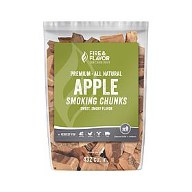Fire & Flavor FFW203 Premium Smoking Wood Chunks, 4 Pounds, Apple