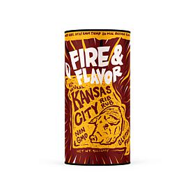 Fire & Flavor Signature Series Kansas City Rib Rub, Dry Rub, 9oz