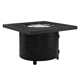Fire Sense Henley Square Aluminum LPG Fire Pit