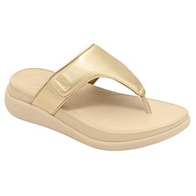 FitFlop F-Mode Go Adjustable Flatform Toe-Post Sandals
