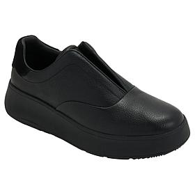 FitFlop F-Mode Leather/Suede Laceless Slip-On Sneaker