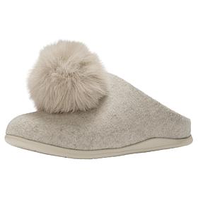 FitFlop IQ-Snug Felt Pom Pom Slipper
