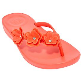 FitFlop iQushion Flower Flip-Flops