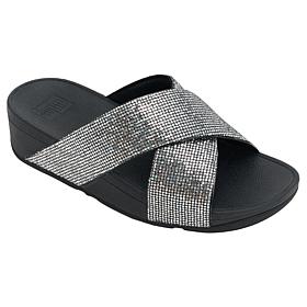 FitFlop Lulu Glitterball Cross Slides