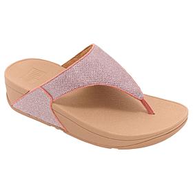 FitFlop Lulu Shimmerglitz Toe-Post Sandal