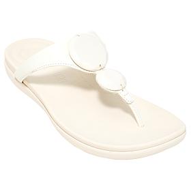 FitFlop Solary Glossy-Disc Toe-Post Sandals