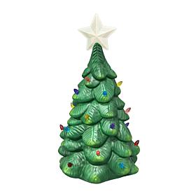 Fraser Hill Farm 25-in. Vintage Christmas Tree Blow Mold with Multi...