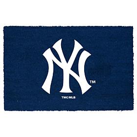 Full Team Color Coir Fiber Doormat with Vinyl Backing - Yankees
