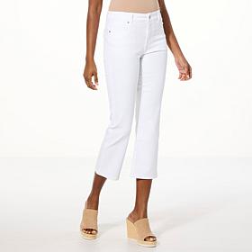 G by Giuliana Black Label Mid-Rise EcoChic Denim Kick Crop Jean