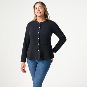 G by Giuliana Button Front Sweater Knit Cardi