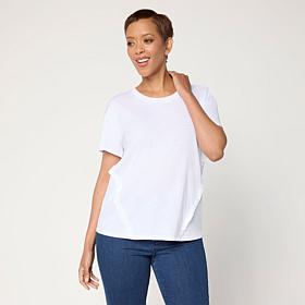 G by Giuliana Cotton Slub Knit Tee