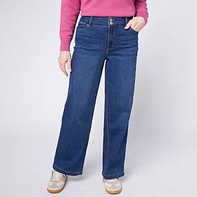 G by Giuliana G5 Stretch Denim Full-Leg Trouser
