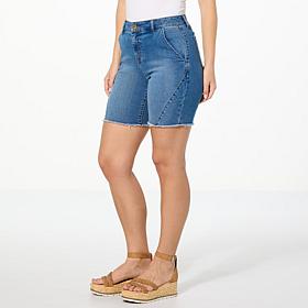 G by Giuliana High-Waist Denim Twill Jean Short