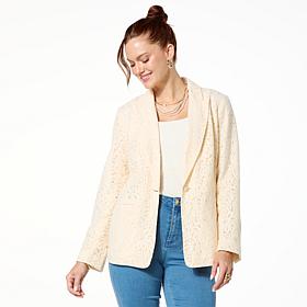 G by Giuliana Lace Girlfriend Blazer