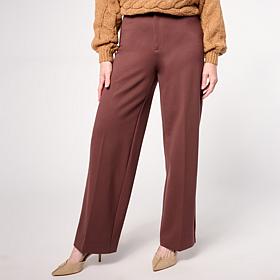 G by Giuliana Ponte Knit Wide Leg Trouser