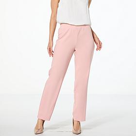 G by Giuliana Pull-On Straight-Leg Ankle Pant
