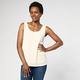 G by Giuliana Textured Knit Tank