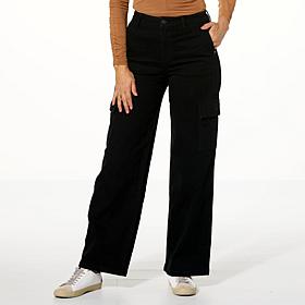 G by Giuliana The Wide Leg Eco-Chic Denim High-Rise Cargo Jean