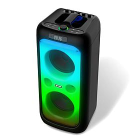 Gemini GGO-2650L Dual 6.5" Portable Bluetooth Boombox with LED Lights