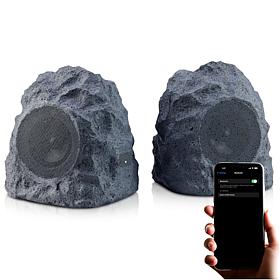 Gemini Sound GHRK-400-PR Rechargeable Bluetooth Rock Speakers IPX5