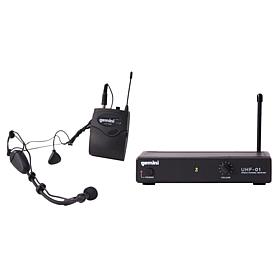 Gemini UHF-01HL UHF Single Headset Wireless Microphone System