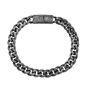 Geoffrey Beene Men's Cuban Curb-Link Magnetic Clasp Bracelet