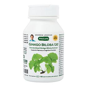 Ginkgo Biloba 120 - 180 Capsules