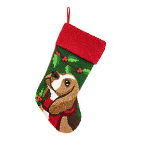 Glitzhome 20in. H Dog Hooked Stocking