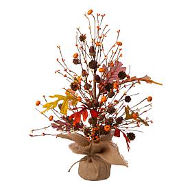 Glitzhome 20in.H Harvest Table Tree Decor