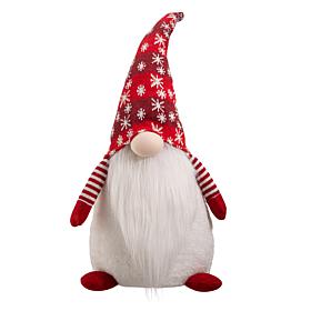 Glitzhome 24" Fabric Christmas Gnome 