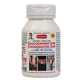 Glucosamine and Chondroitin with UC-II - 75 Capsules