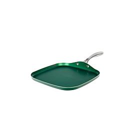 GraniteStone Emerald 10.5" Nonstick Grddle Pan with Stay Cool Handle