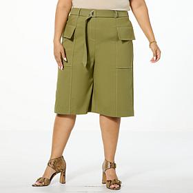 GREY by Jhoan Sebastian Belted Bermuda Short