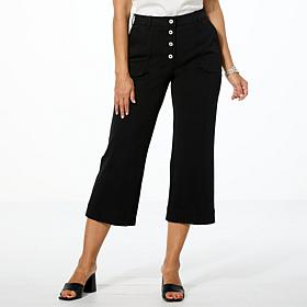 GREY by Jhoan Sebastian Grey Knit Denim Crop Capsule Pant