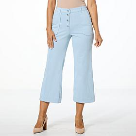 GREY by Jhoan Sebastian Grey Knit Denim Crop Capsule Pant