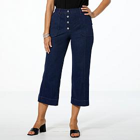 GREY by Jhoan Sebastian Grey Knit Denim Crop Capsule Pant