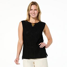 GREY by Jhoan Sebastian Grey Lightweight Cable Knit Sweater Shell