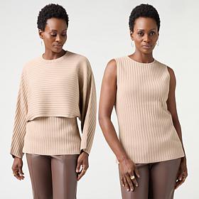 Grey by JSG Convertible Sweater