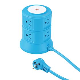 Griffin 10-Port Swivel Table Tower Surge Protector w/Wireless Charging
